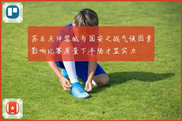 苏东点评蓉城与国安之战气候因素影响比赛质量下半场才显实力