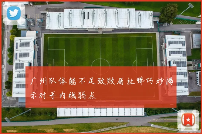 广州队体能不足致败局杜锋巧妙揭示对手内线弱点